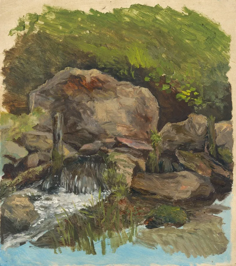 Rocks 4 by Jan Nowopacký - Canvas Print