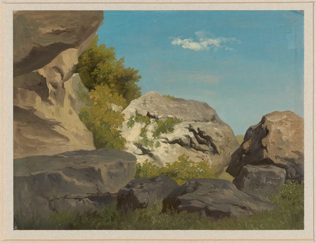 Rocks 6 by Arthur Blaschnik - Canvas Print