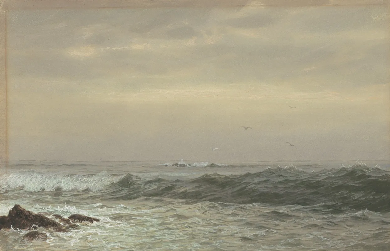 Rocks And Breaking Waves