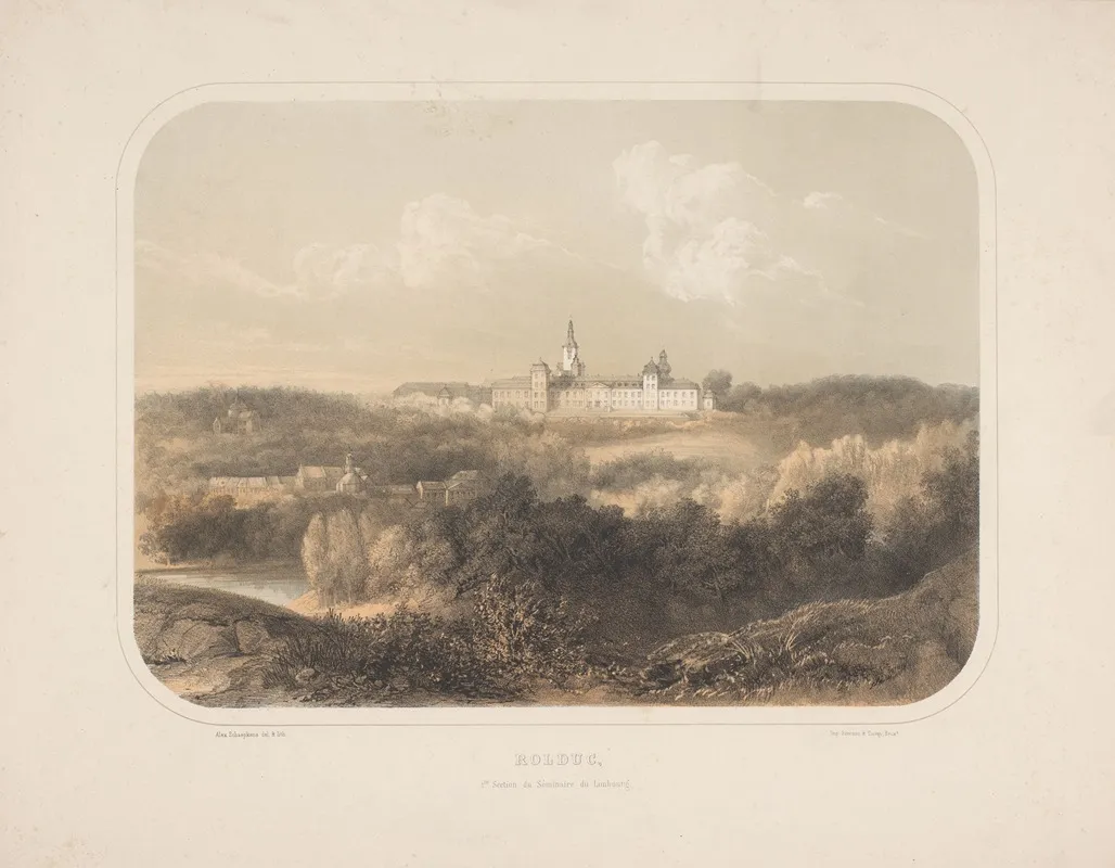 Rolduc 1re Section Du Seminaire Du Limbourg by Alexander Schaepkens - Canvas Print