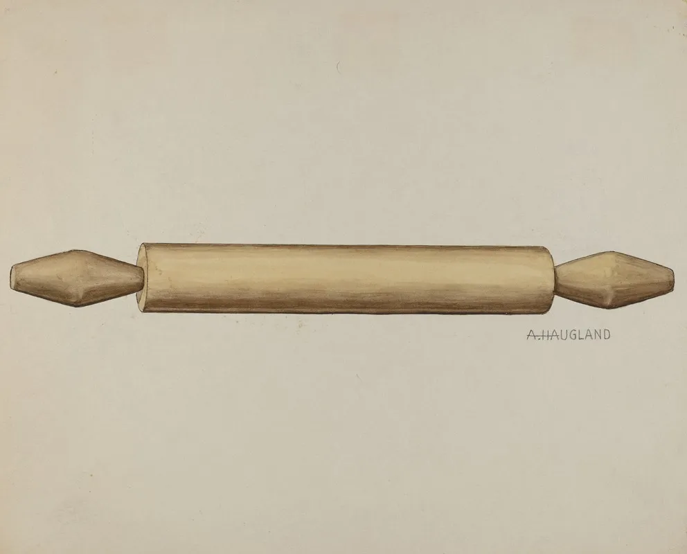 Rolling Pin 3 by Augustine Haugland - Canvas Print
