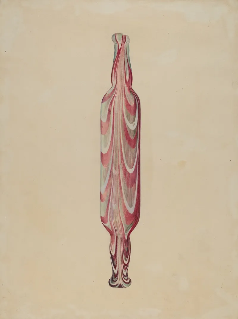 Rolling Pin Glass by Donald Williams - Canvas Print