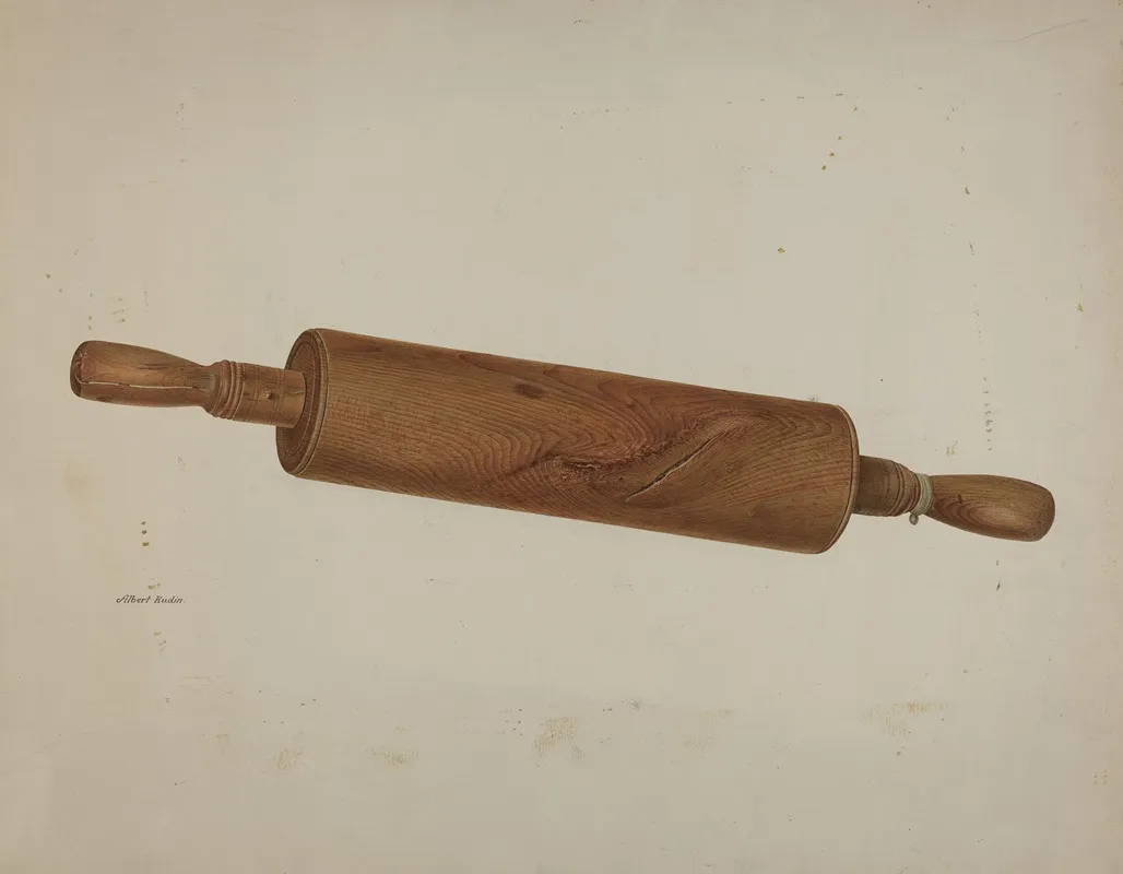 Rolling Pin by Albert Rudin - Canvas Print