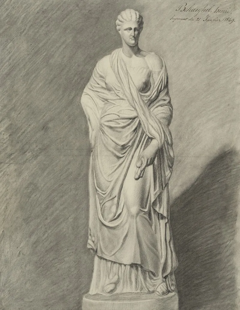 Roman Woma by Henri Behaeghel  - Canvas Print