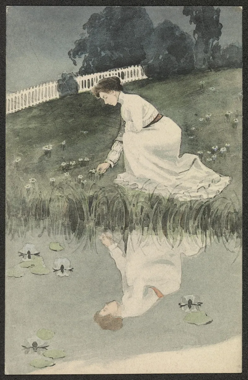 Romantic Motif 12 by Thorolf Holmboe - Canvas Print