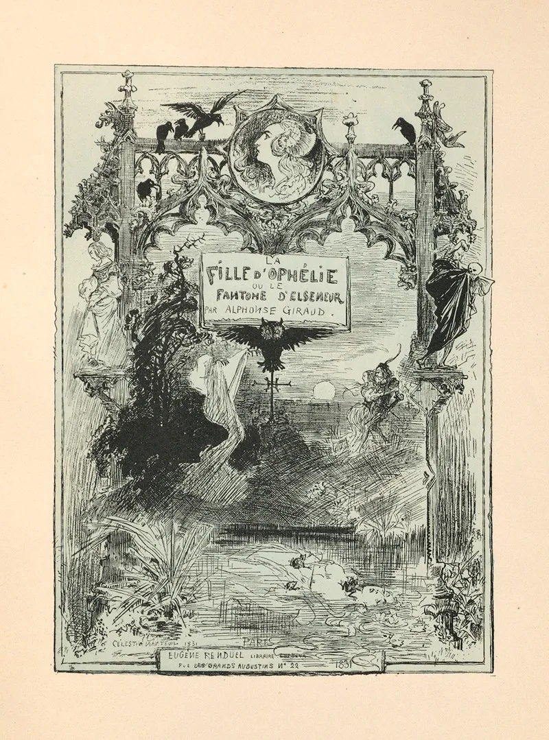 Romantiques Inconnus by Albert Robida - Canvas Print