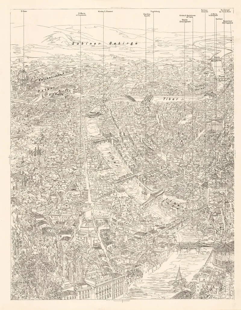 Rome 6 by Ed Hölzel - Canvas Print