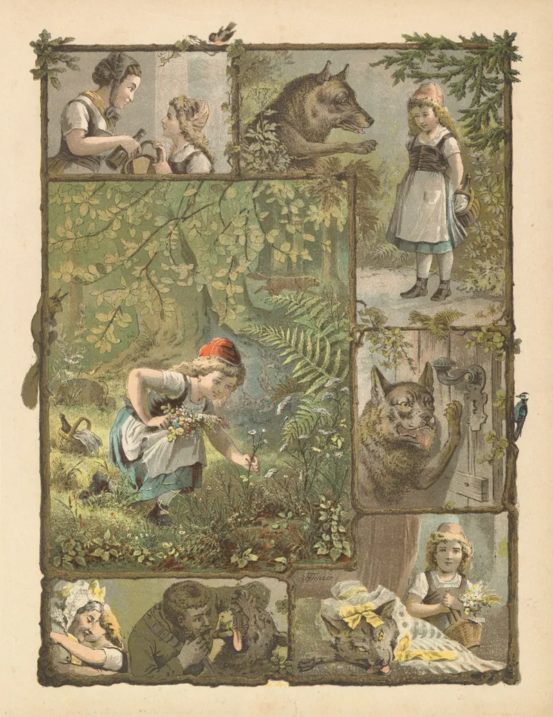 Roodkapje by Carl Offterdinger - Canvas Print