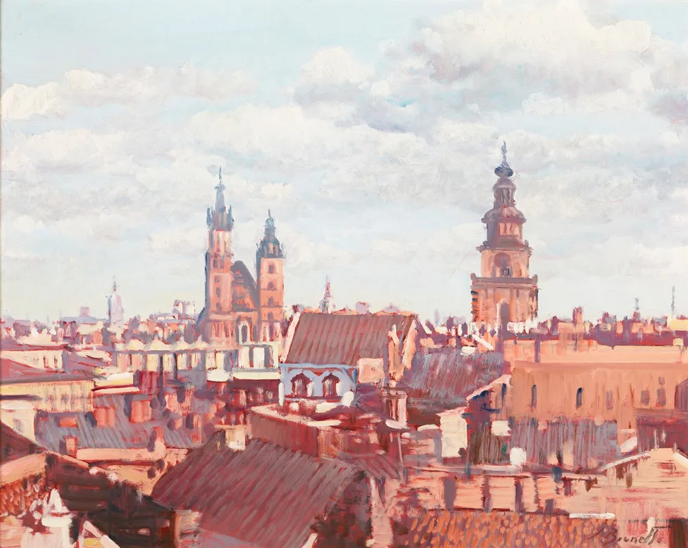 Roofs Of Krakow