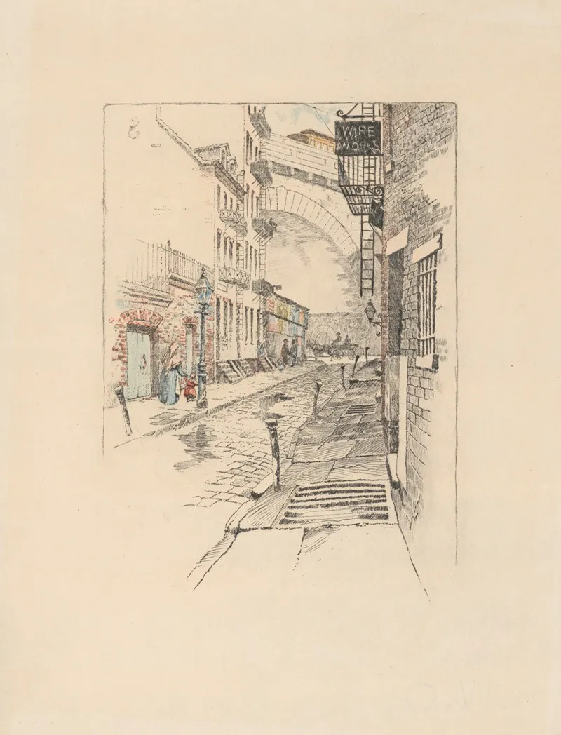 Rose Street by Charles Frederick William Mielatz - Canvas Print