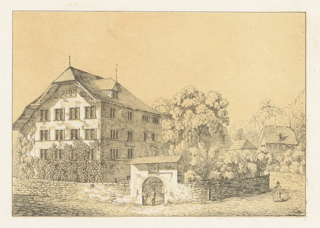 Rosenburg by Johann Friedrich Wagner - Canvas Print