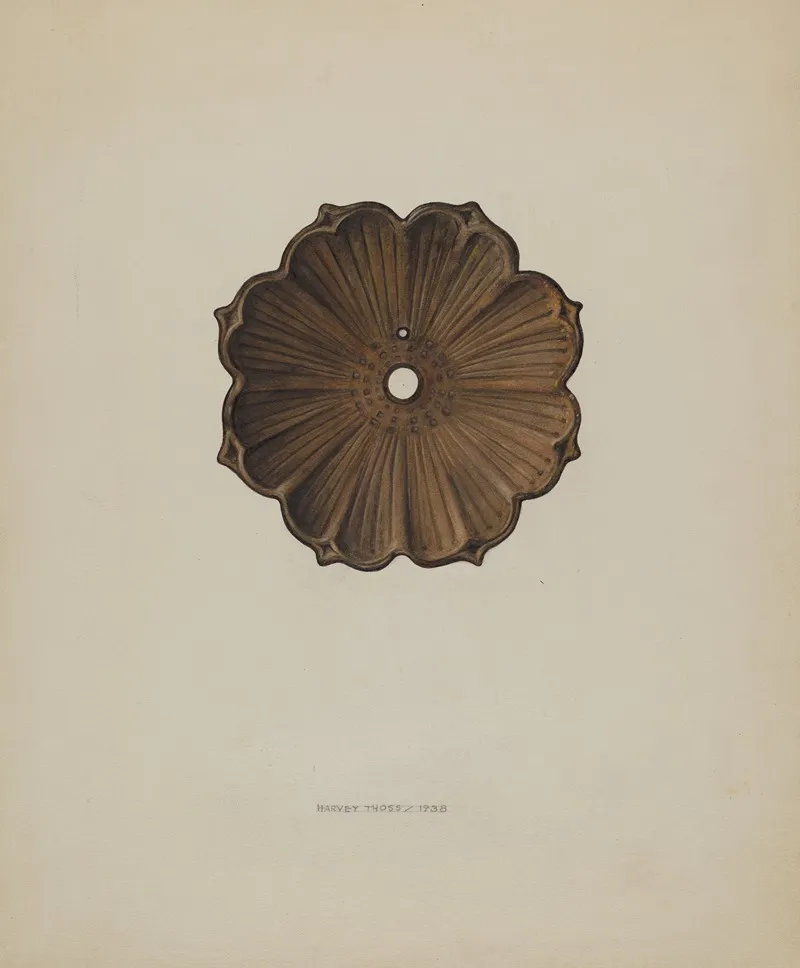 Rosette 2 by Harvey Thoss - Canvas Print
