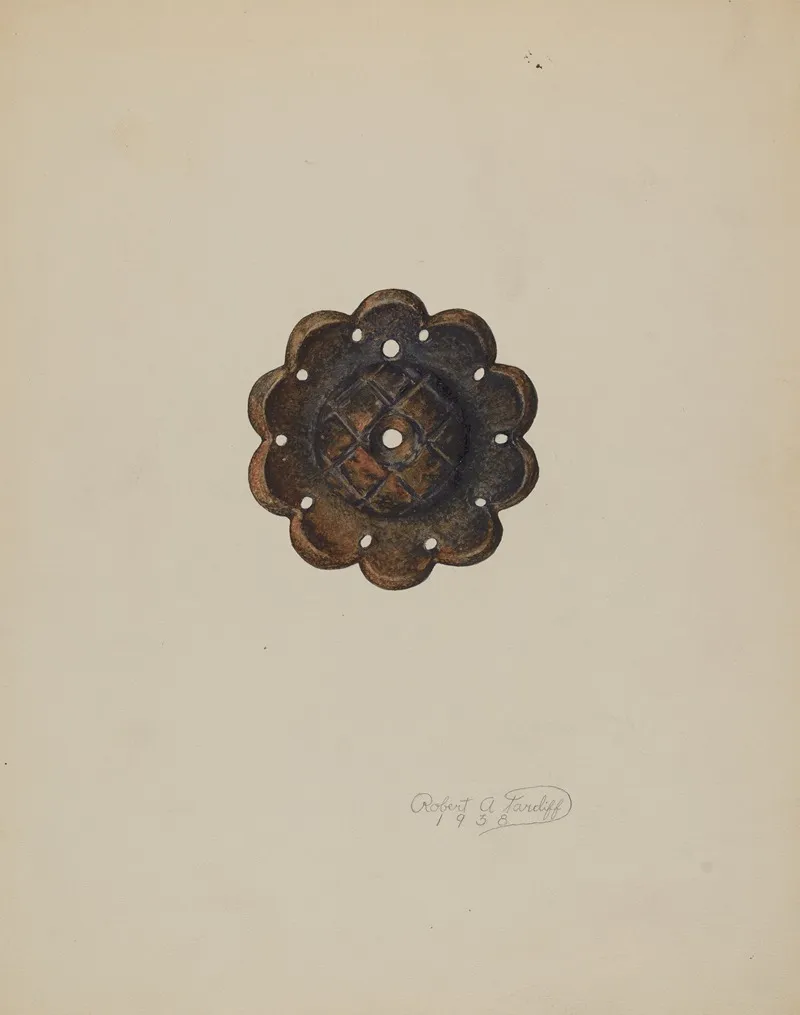Rosette 5 by Robert Tardiff - Canvas Print