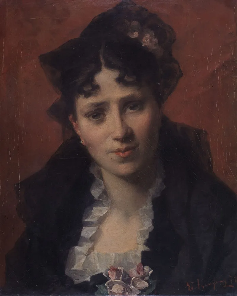 Rosita by Edouard Agneessens - Canvas Print