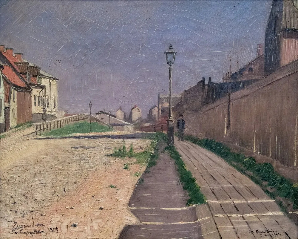 Roslagsgatan by Eugène Jansson - Canvas Print