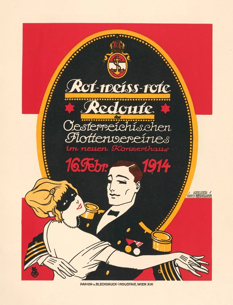 Rot Weiss Rote Redoute 1914