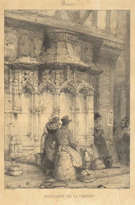 Rouen Fontaine De La Crosse