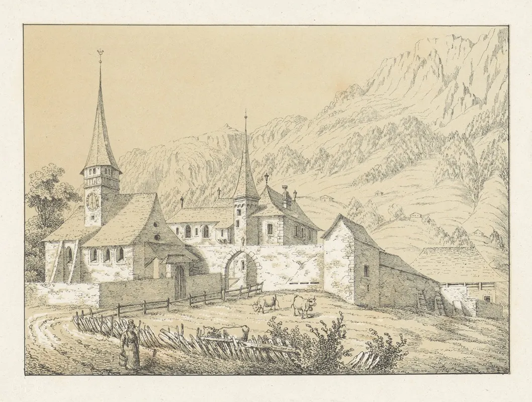 Rougemont by Johann Friedrich Wagner - Canvas Print