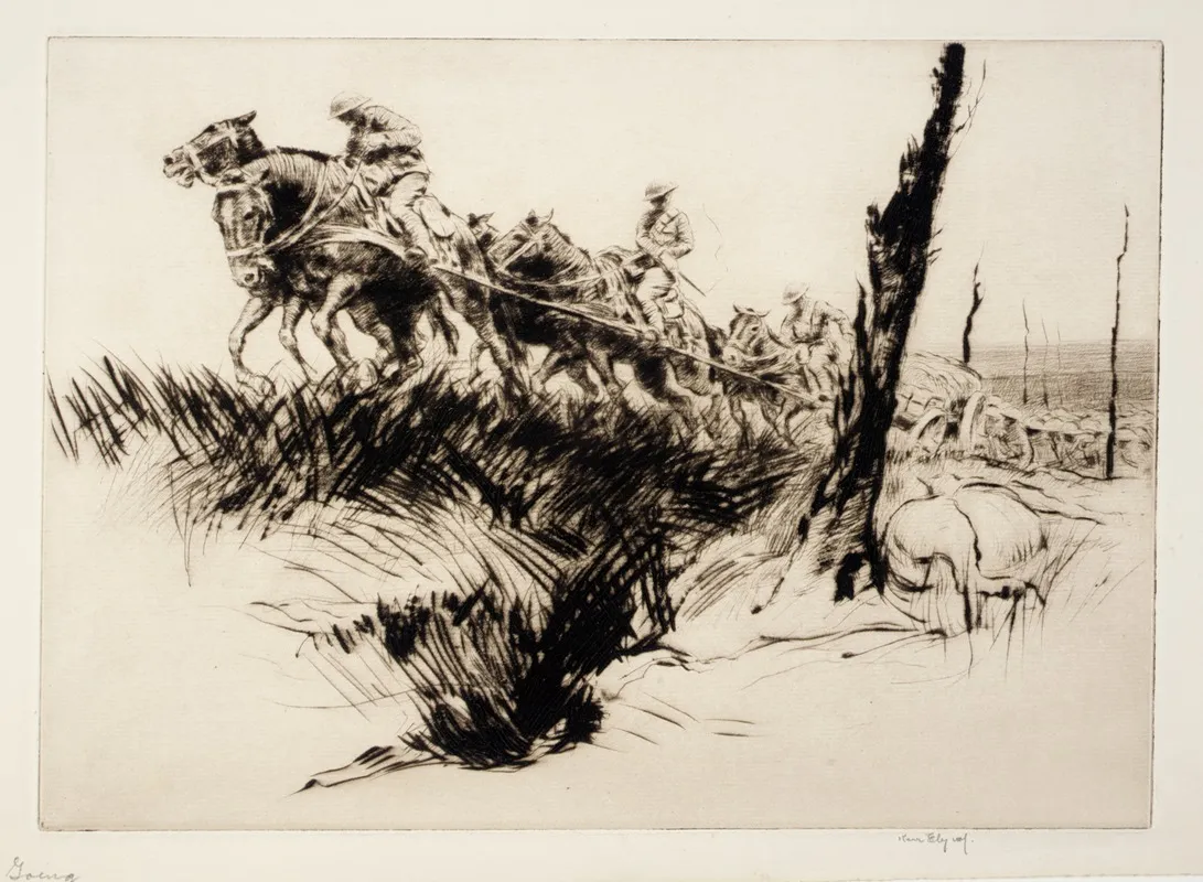 Rough Going by Kerr Eby - Canvas Print