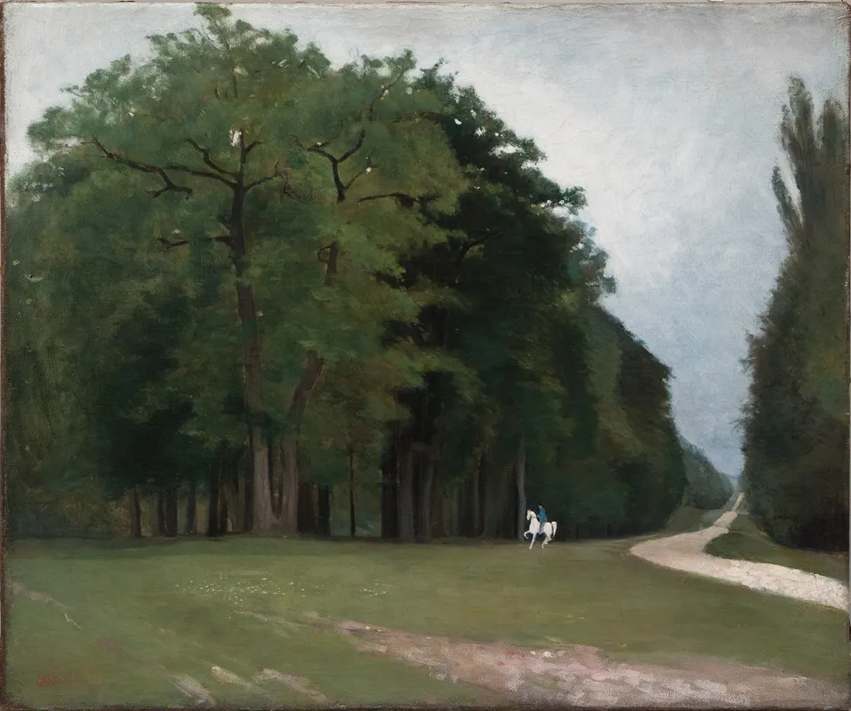 Route De Paris Ii by Carl Fredrik Hill - Canvas Print