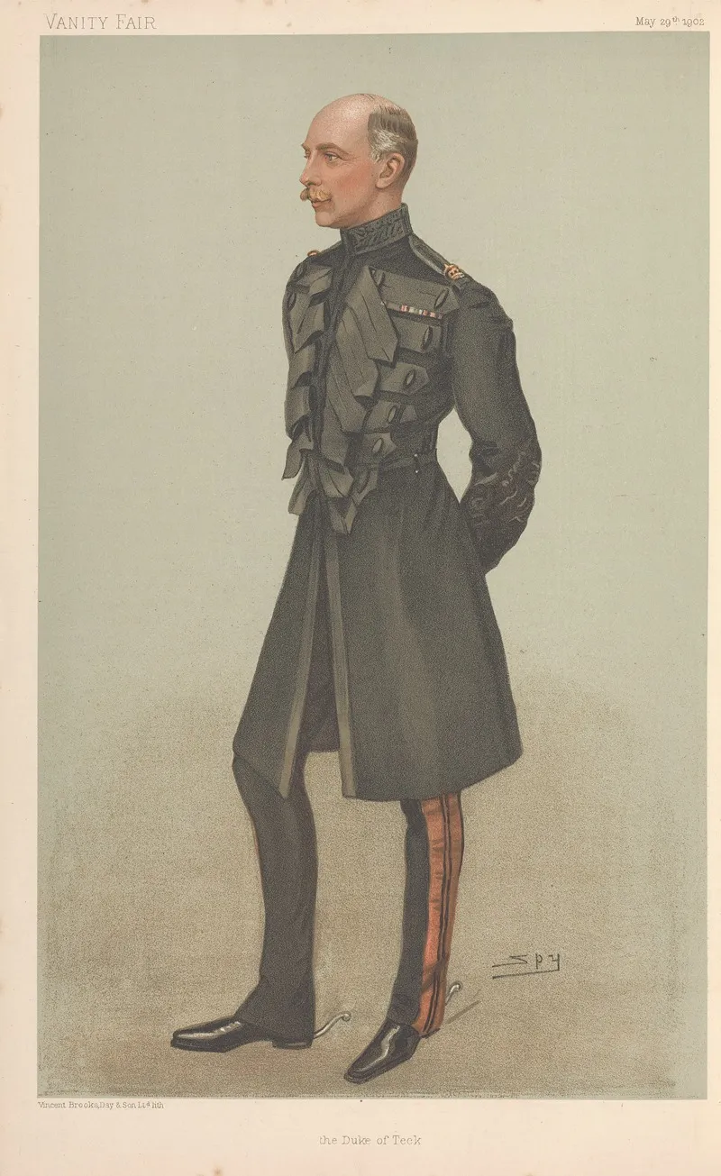 Royalty The Duke Of Teck May 29 1902
