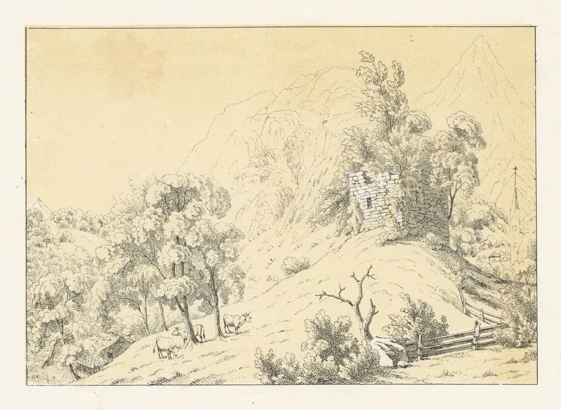 Rudenz by Johann Friedrich Wagner - Canvas Print