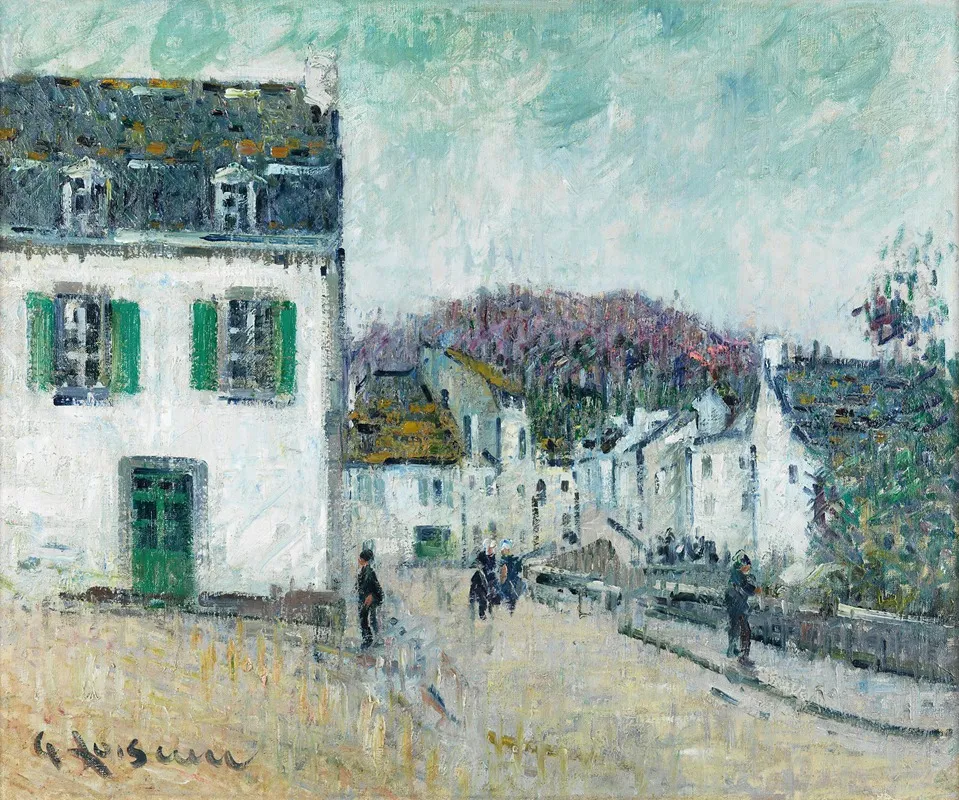 Rue A Pont Aven 2 by Gustave Loiseau - Canvas Print