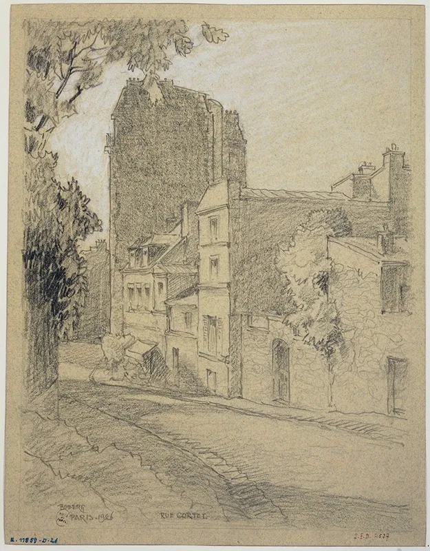 Rue Cortot A Montmartre