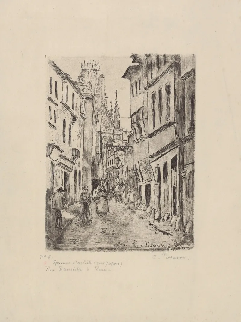 Rue Damiette A Rouen