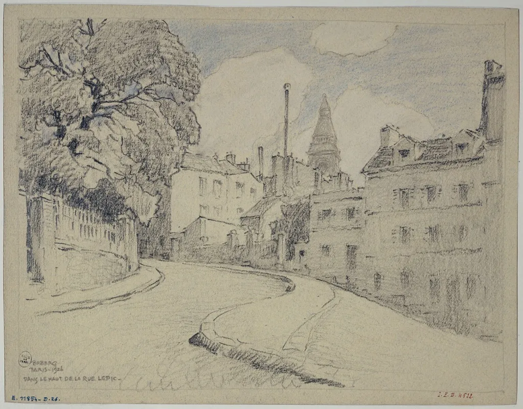 Rue Lepic A Montmartre