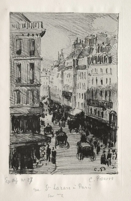 Rue Saint Lazare Paris