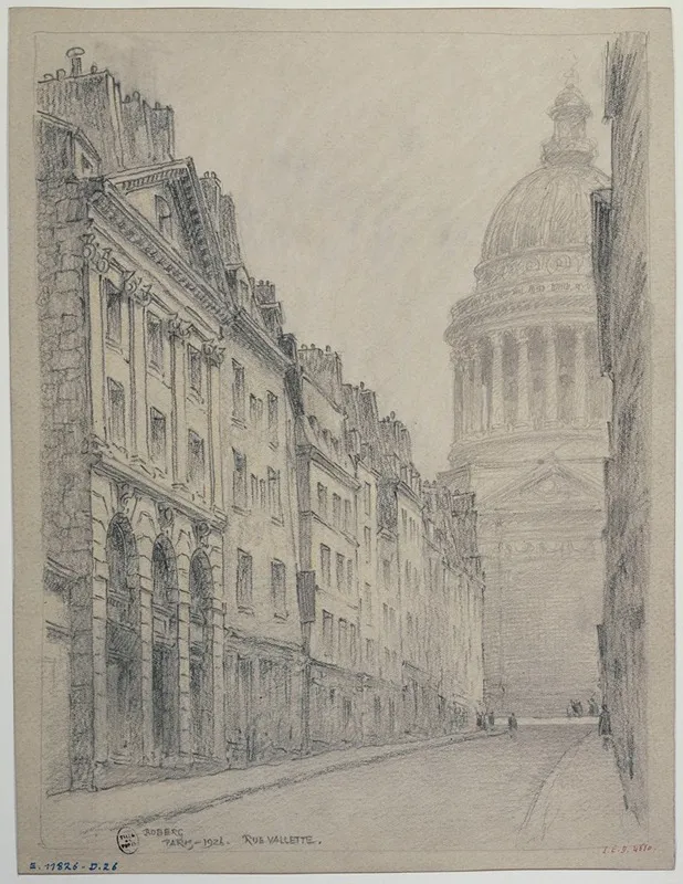 Rue Valette Et Le Pantheon