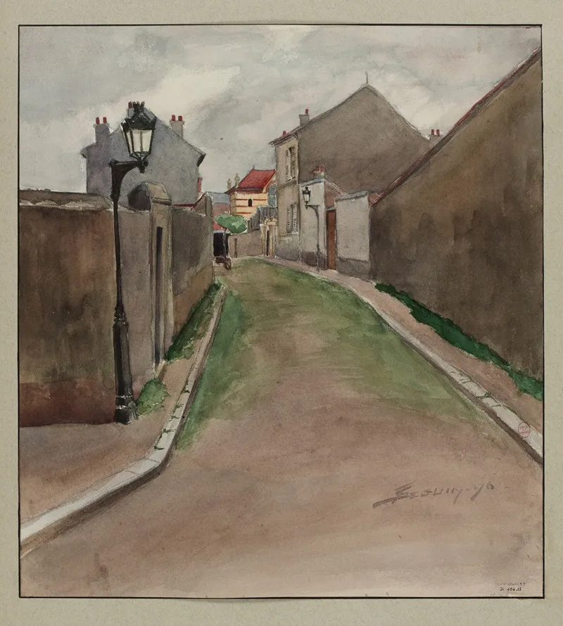 Rue Yvart De La Rue Dalleray A La Rue De La Quintinie Vaugirard by F. Séguin - Canvas Print