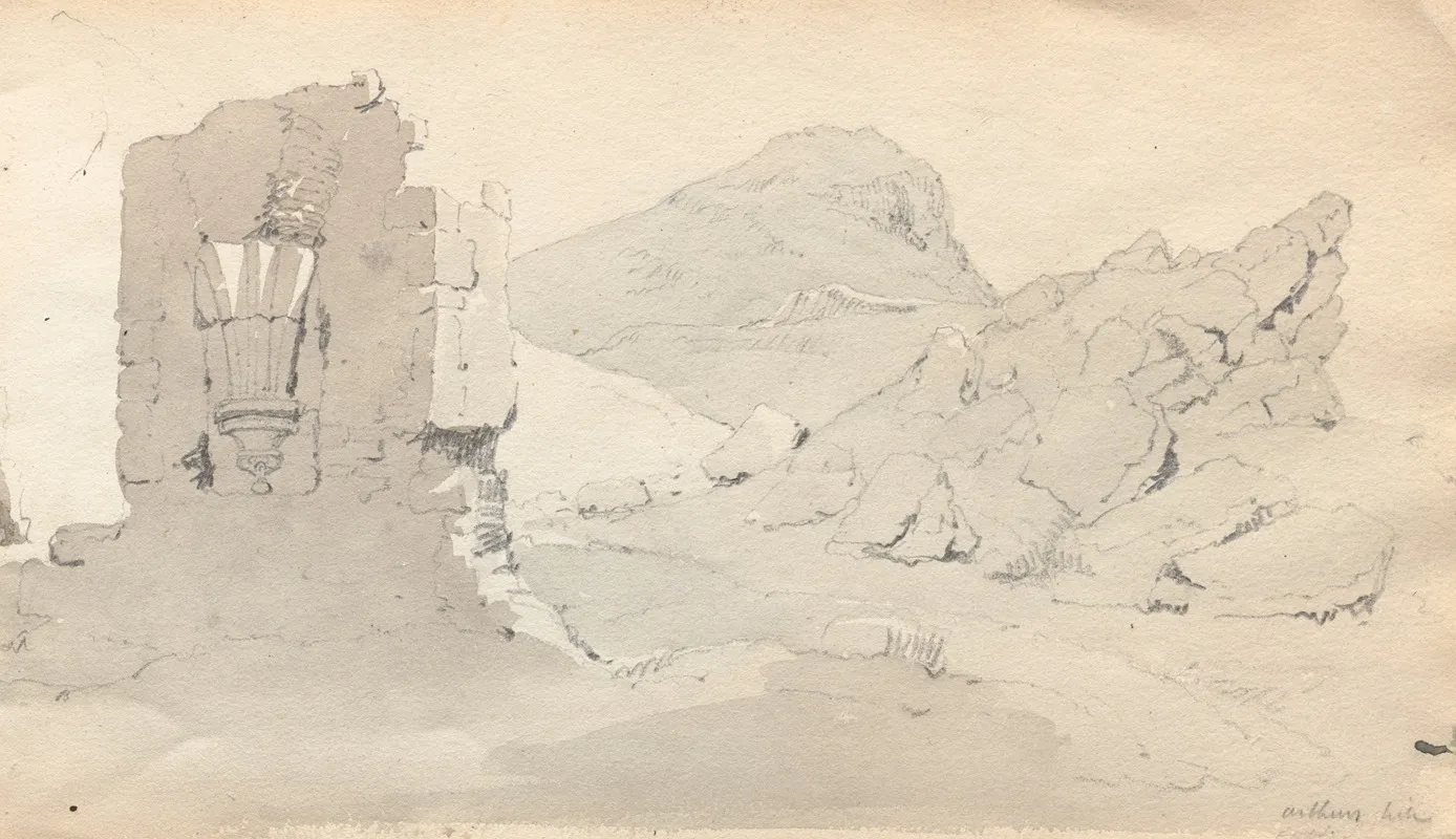 Ruin by Samuel Prout - Canvas Print