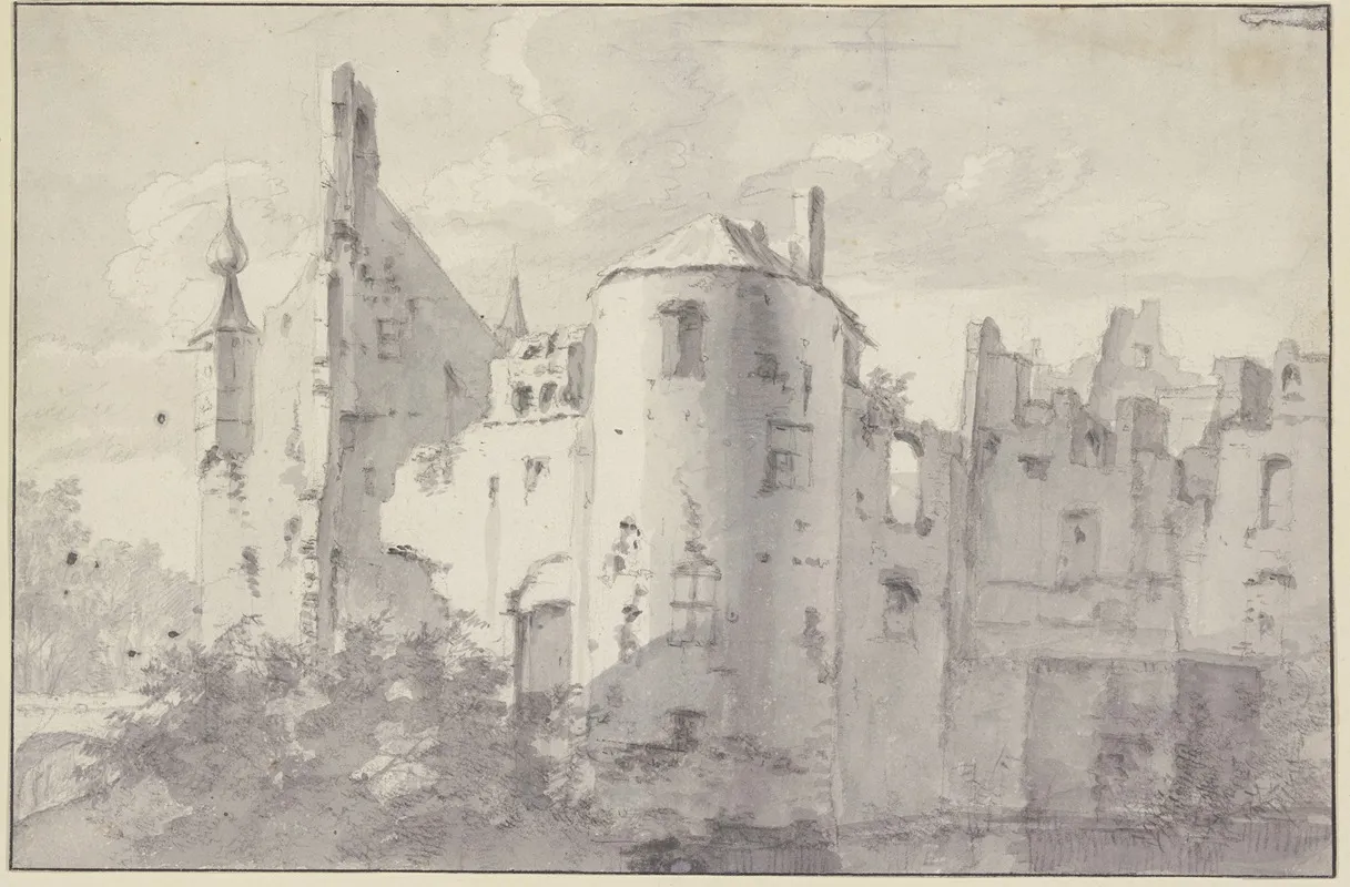 Ruine Von Schloss Waardenburg