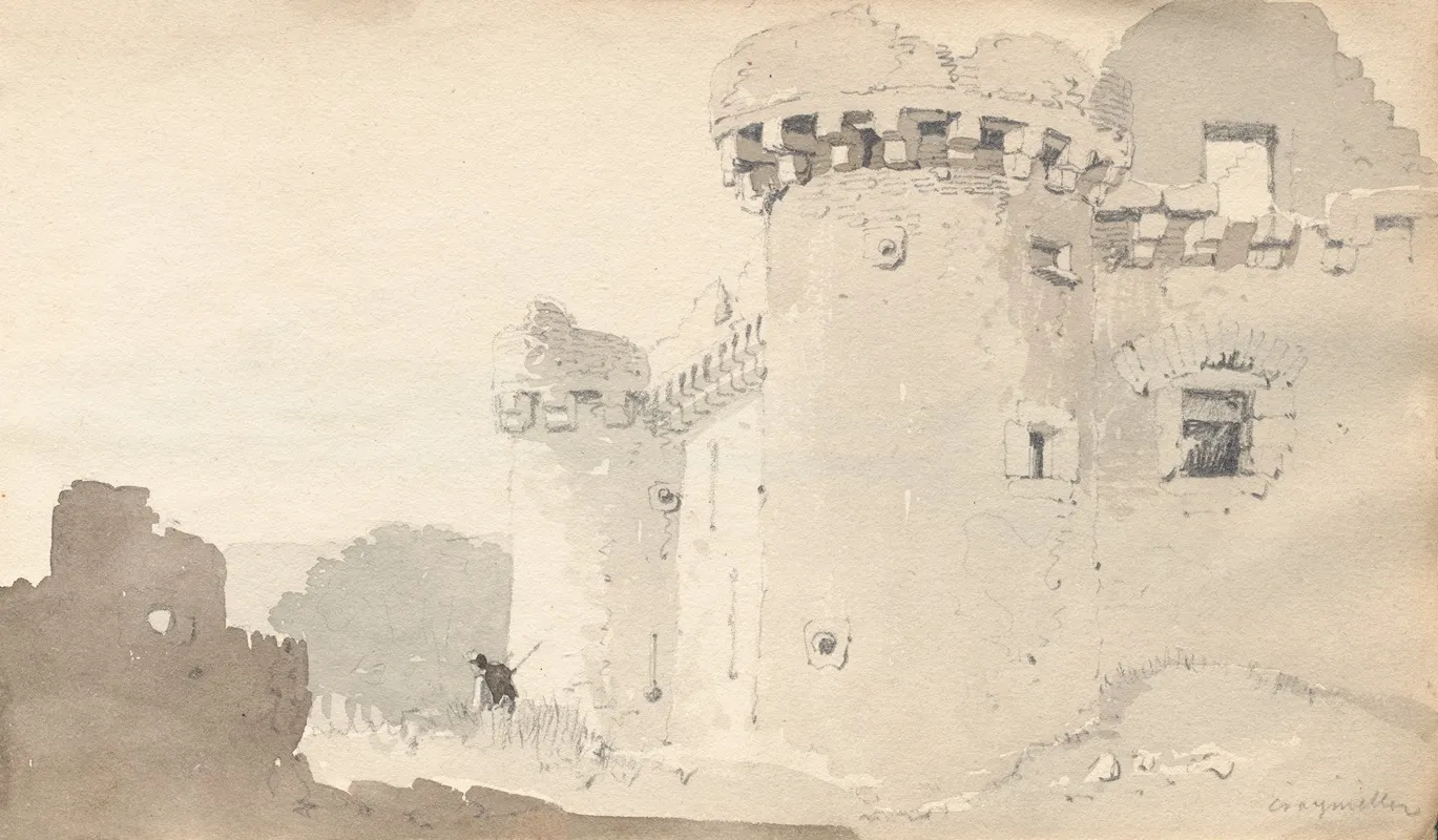 Ruined Castle 2 by Samuel Prout - Canvas Print