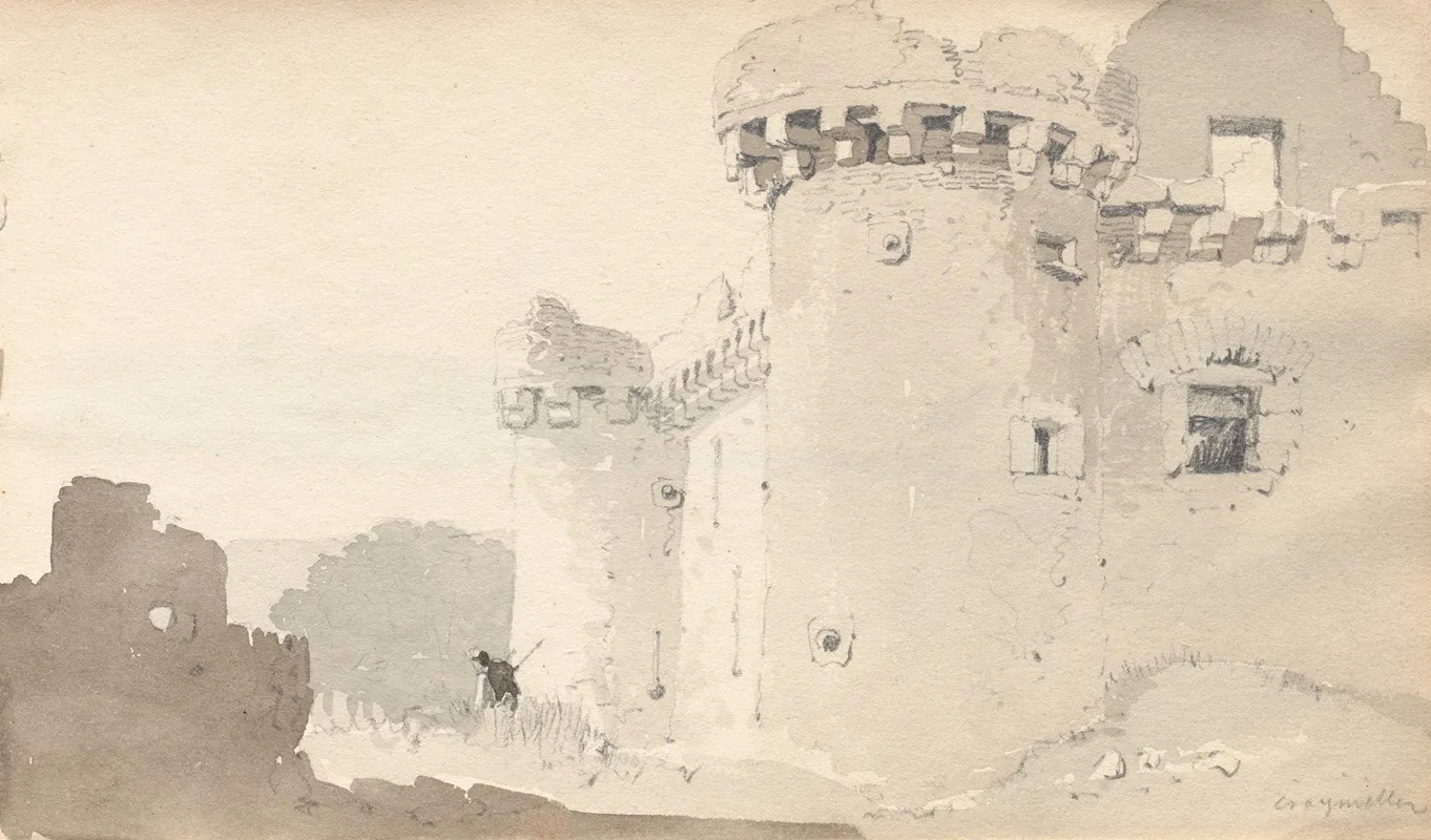 Ruined Castle by Samuel Prout - Canvas Print