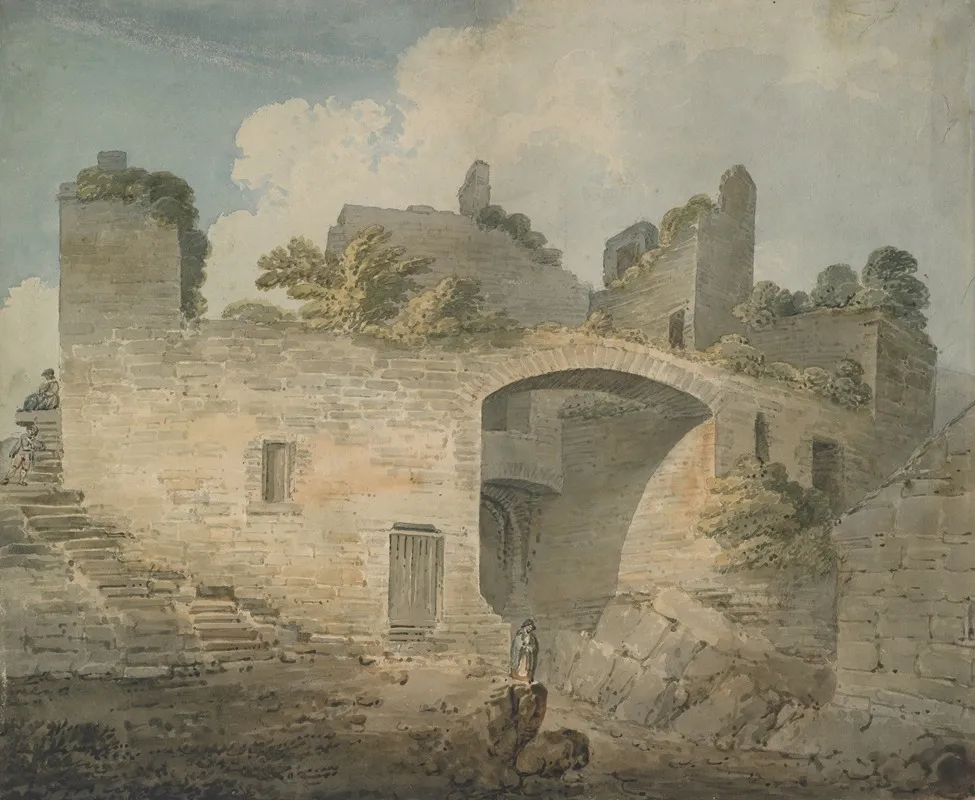 Ruins 4 by James Baynes - Canvas Print