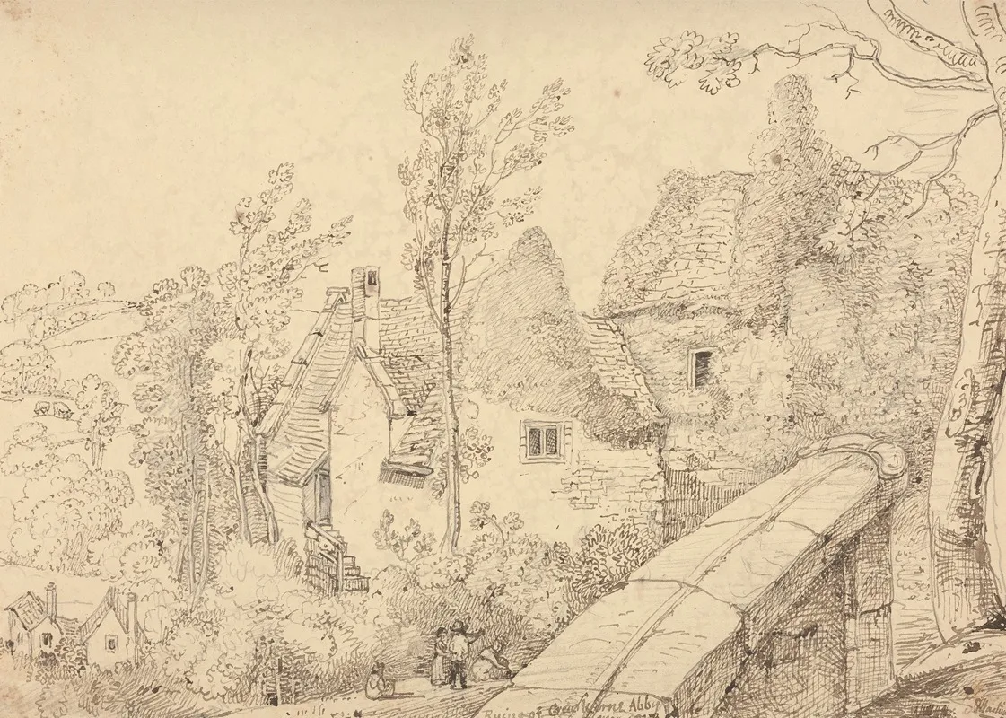 Ruins Of Crewkerne Abbey May 1833
