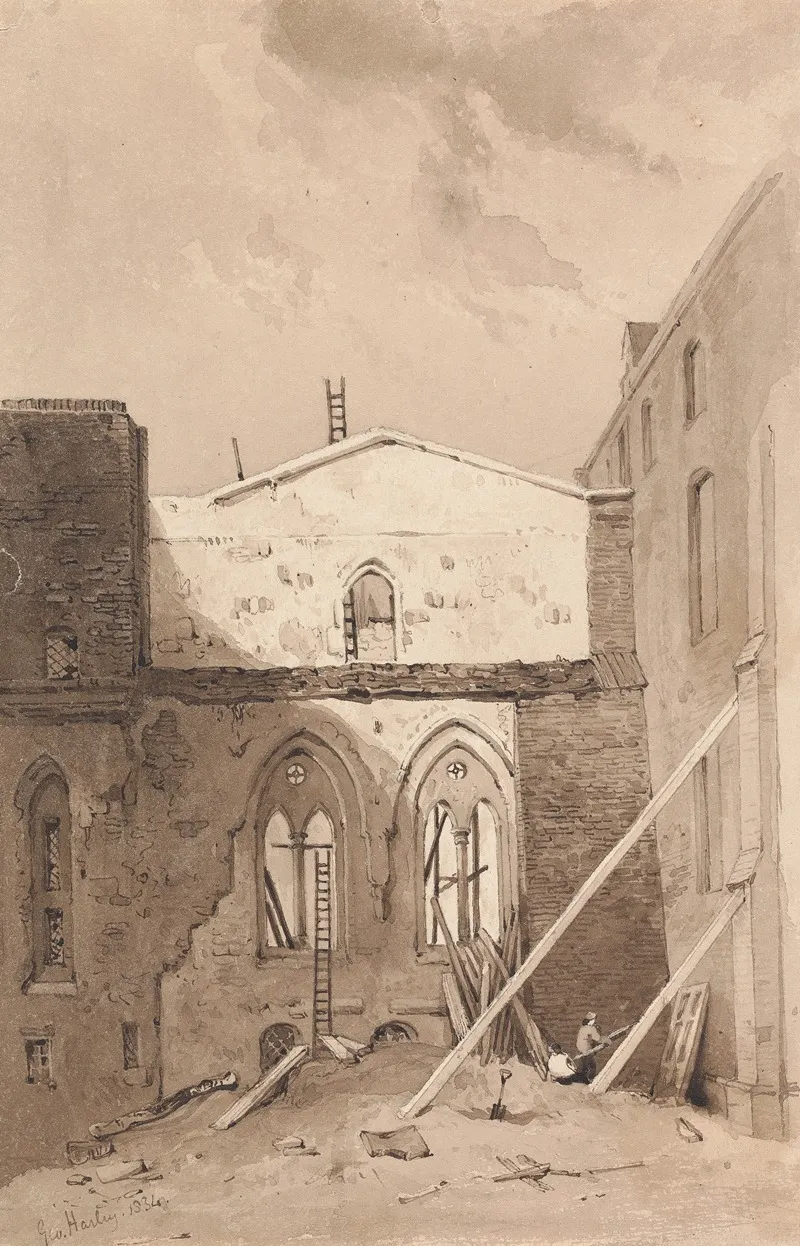 Ruins Of Westminster Palace