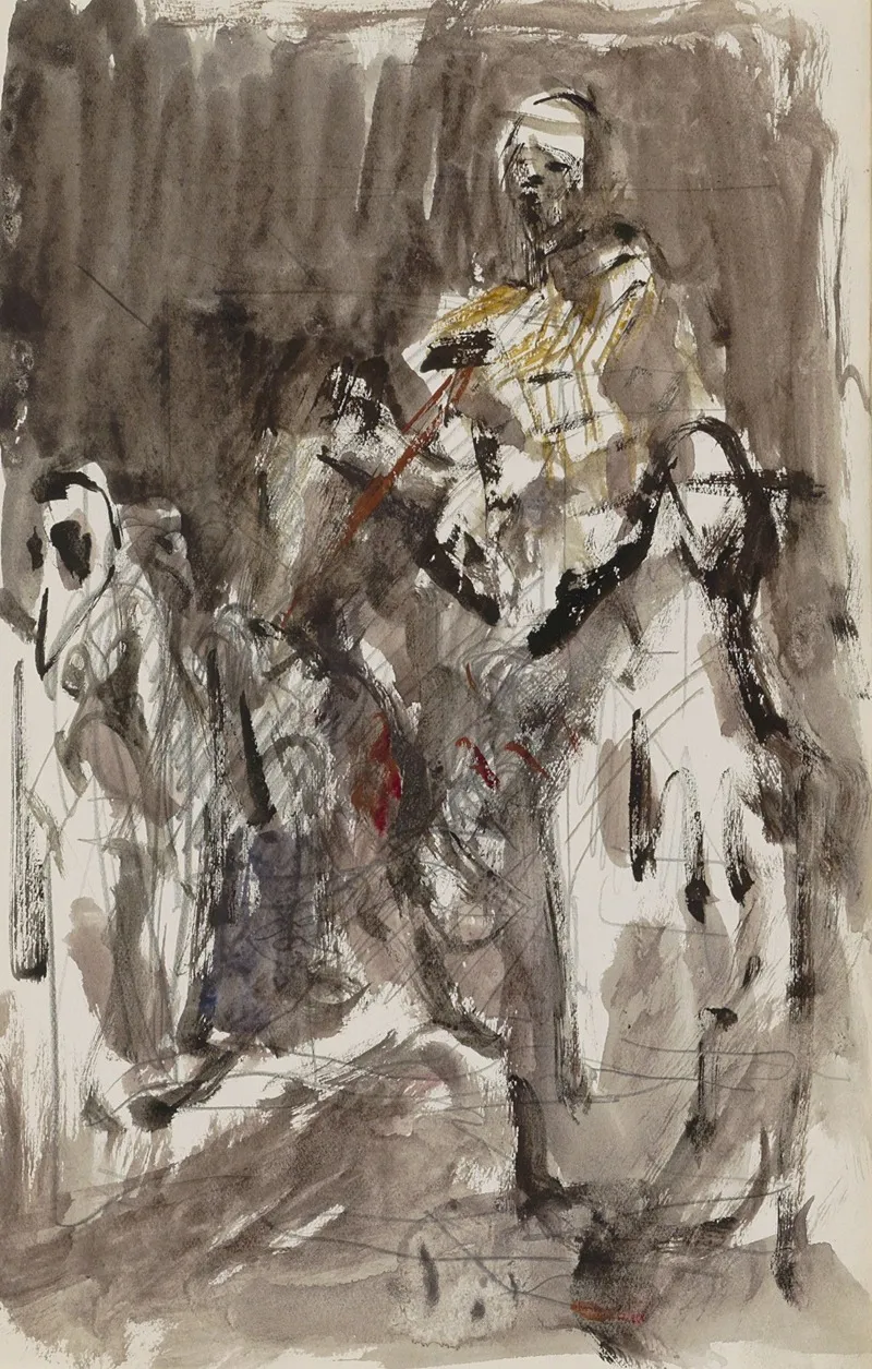 Ruiter 2 by Marius Bauer - Canvas Print