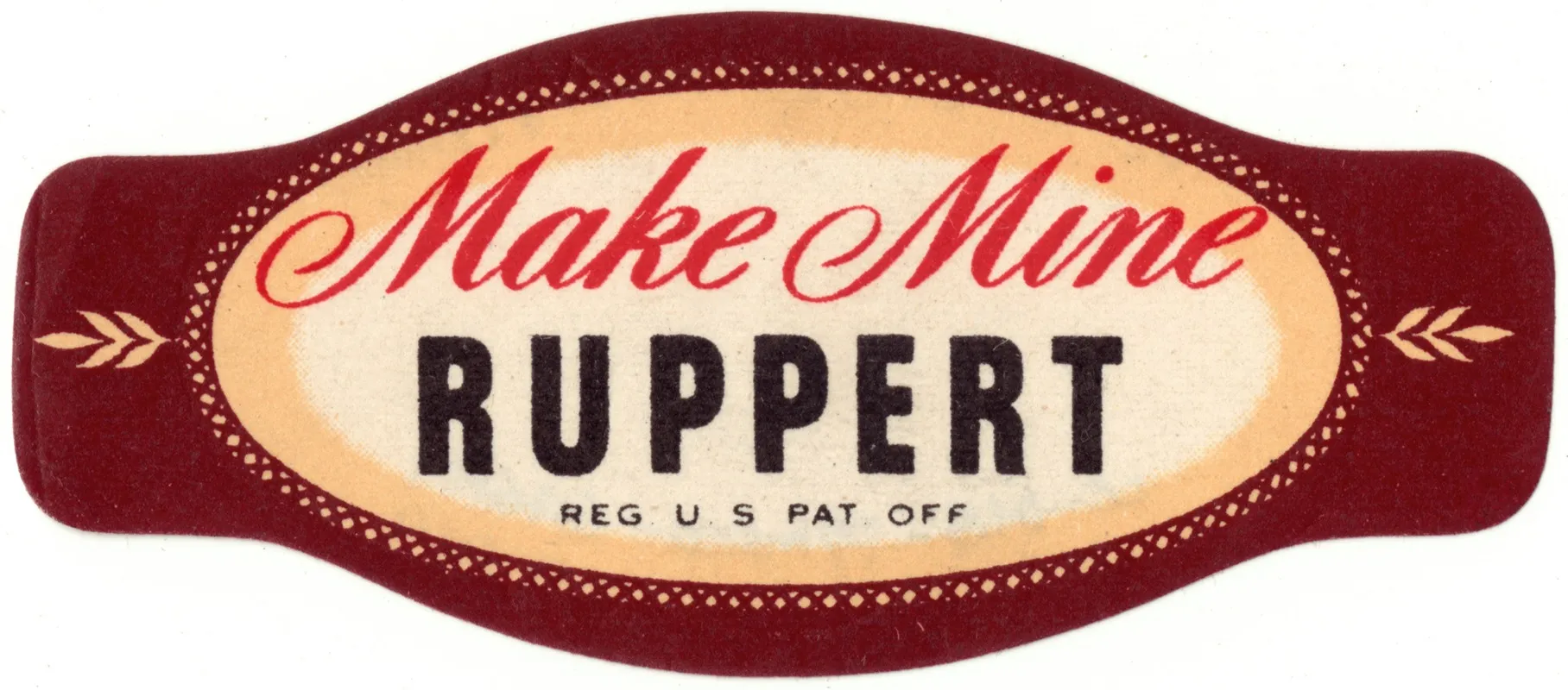 Ruppert Beer Label