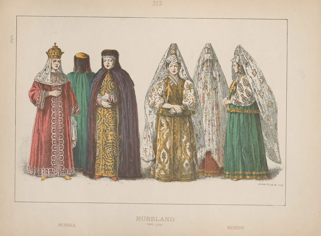 Russia 3 by Adolf Rosenberg - Canvas Print