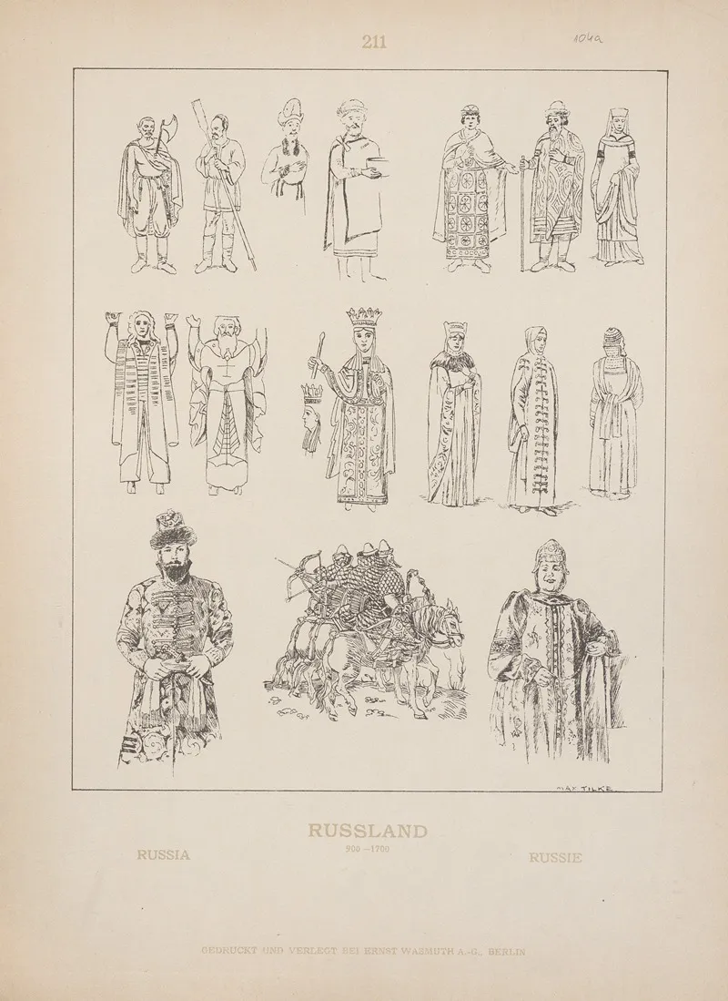 Russia by Adolf Rosenberg - Canvas Print