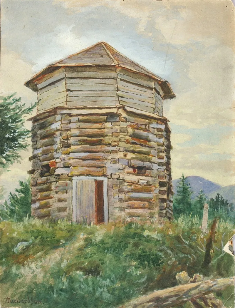 Russian Block House Alaska 1900