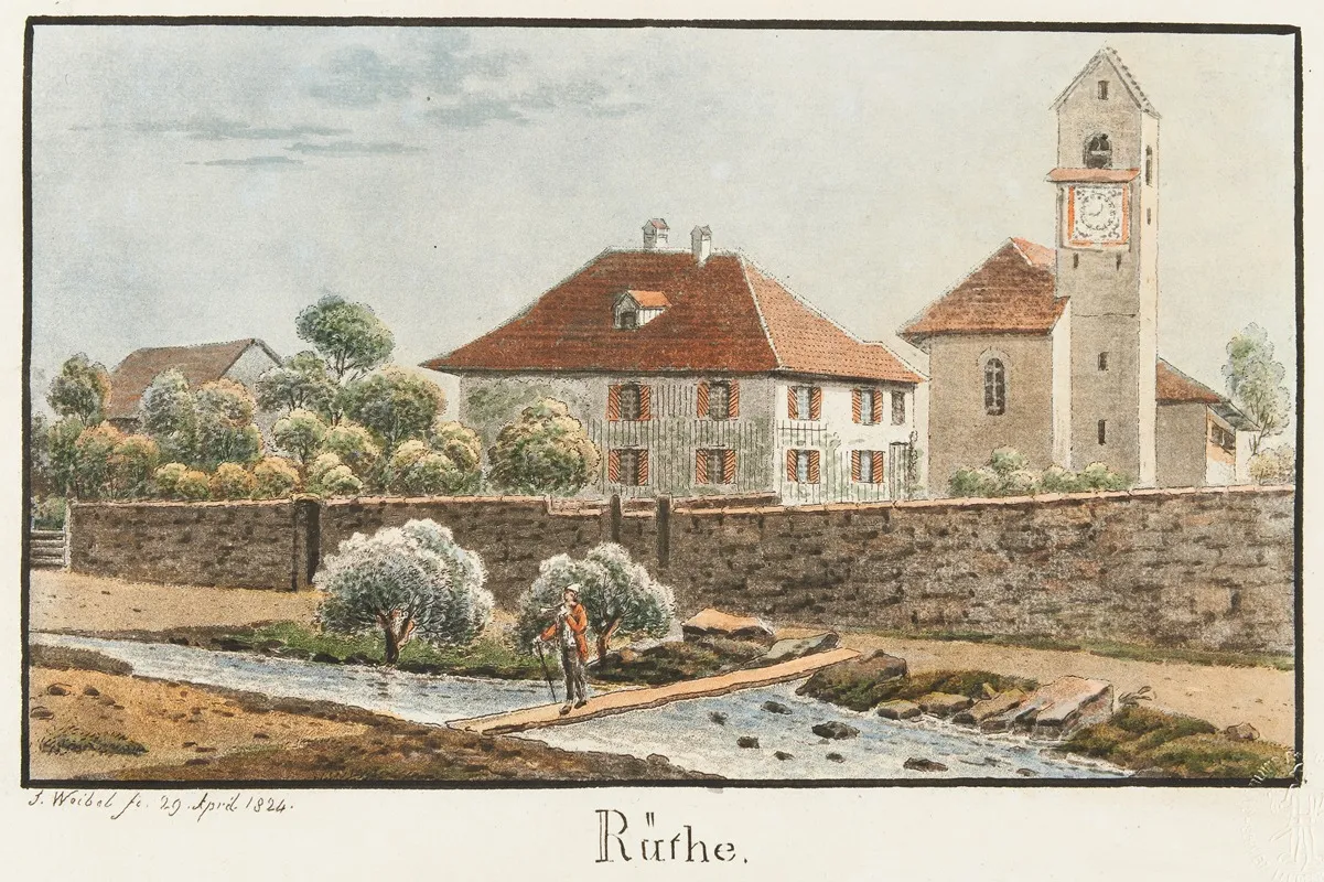 Ruthe by Jakob Samuel Weibel - Canvas Print