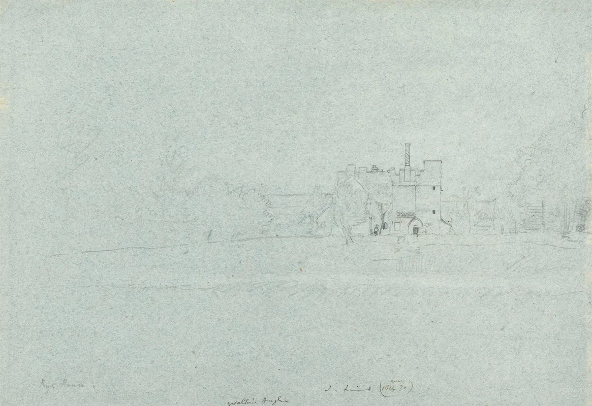 Rye House by John Linnell - Canvas Print