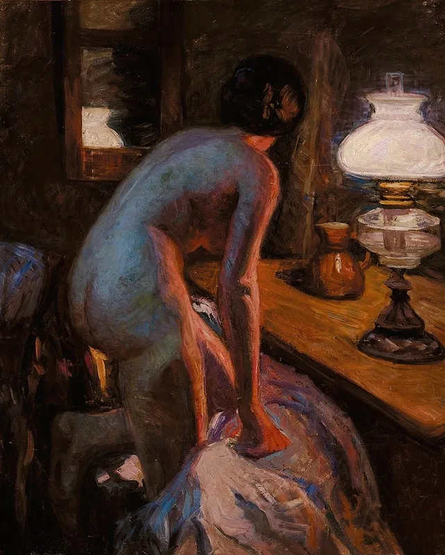 Rygvendt Model I Lampelysets Skaer