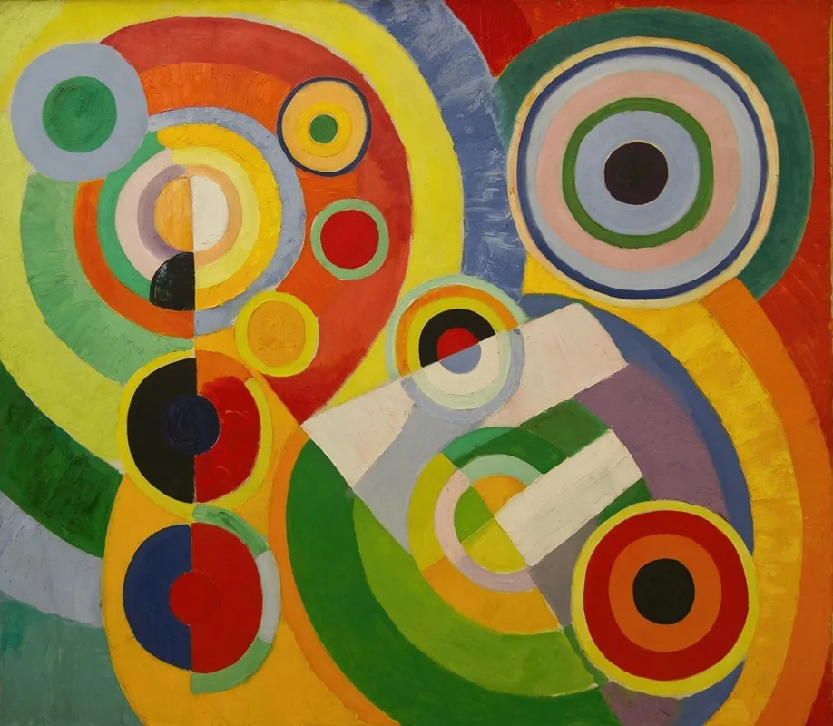 Rythme Joie De Vivre by Robert Delaunay - Canvas Print