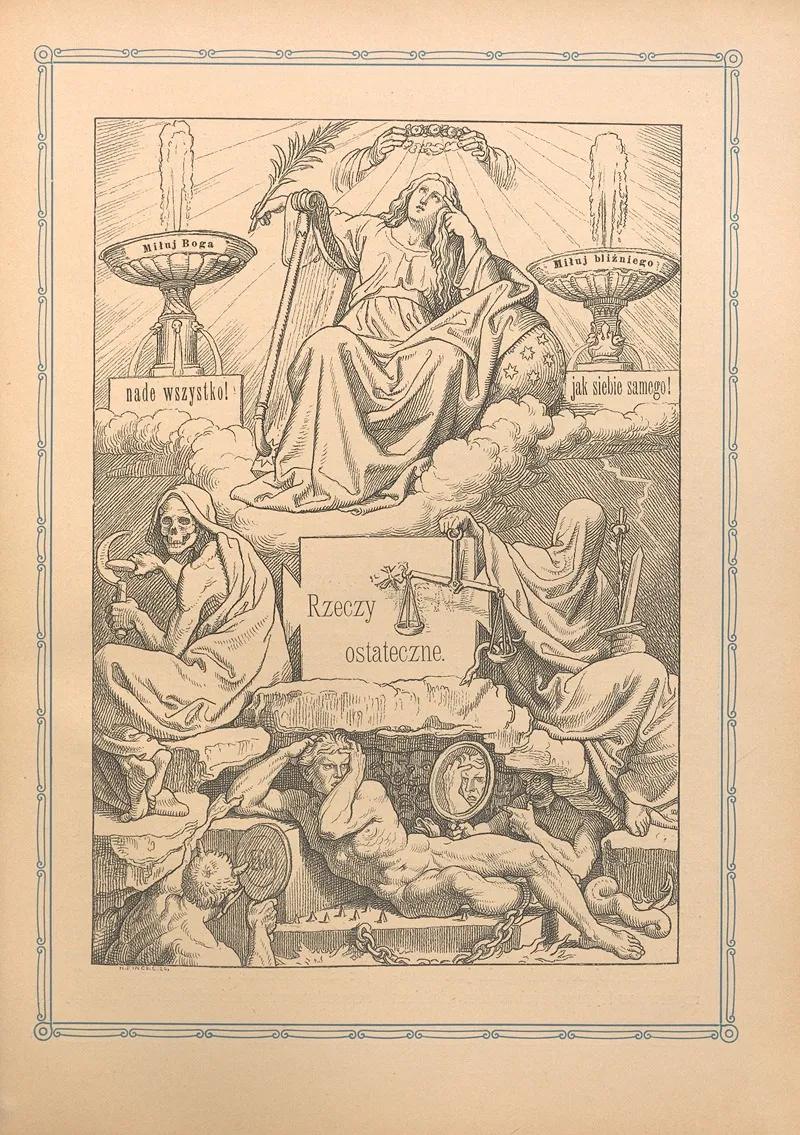 Rzeczy Ostateczne by Otto Bitschnau - Canvas Print